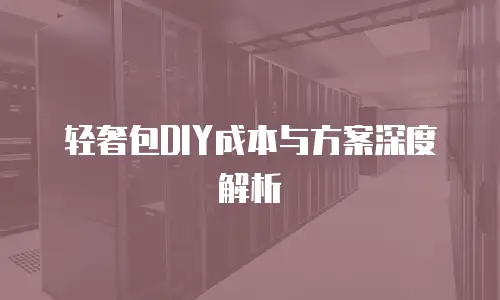 轻奢包DIY成本与方案深度解析