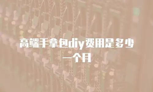高端手拿包diy费用是多少一个月