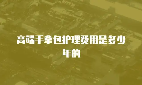 高端手拿包护理费用是多少年的