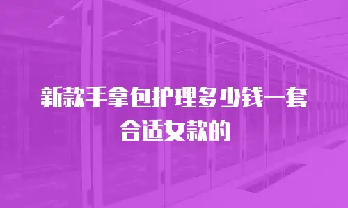 新款手拿包护理多少钱一套合适女款的
