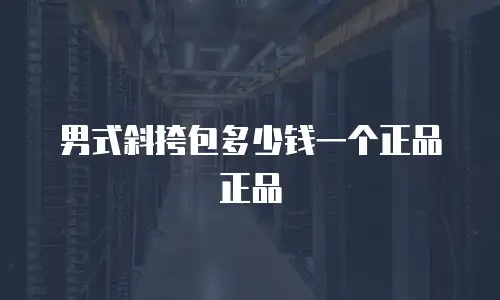 男式斜挎包多少钱一个正品正品