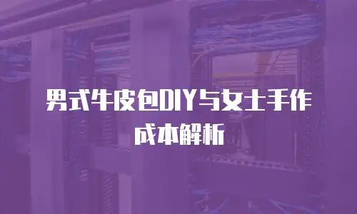 男式牛皮包DIY与女士手作成本解析