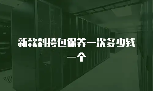 新款斜挎包保养一次多少钱一个