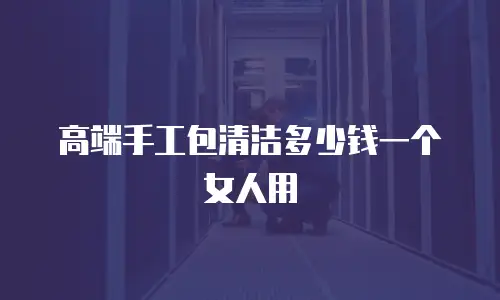 高端手工包清洁多少钱一个女人用