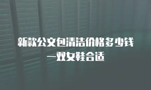 新款公文包清洁价格多少钱一双女鞋合适