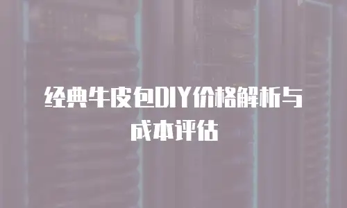 经典牛皮包DIY价格解析与成本评估