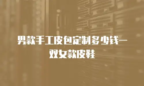 男款手工皮包定制多少钱一双女款皮鞋
