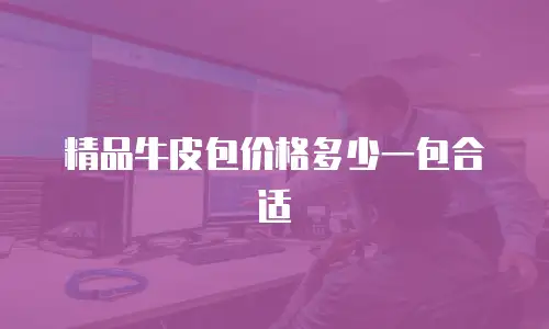 精品牛皮包价格多少一包合适