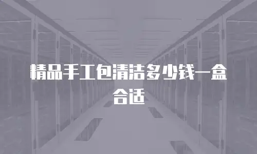 精品手工包清洁多少钱一盒合适