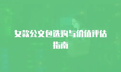 女款公文包选购与价值评估指南
