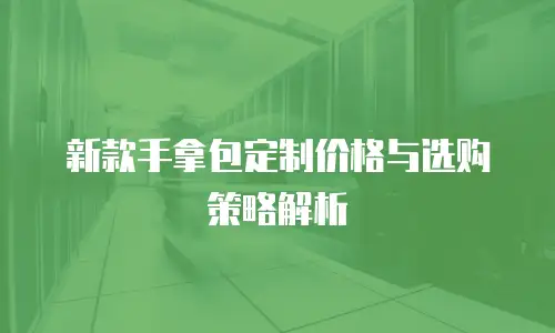 新款手拿包定制价格与选购策略解析