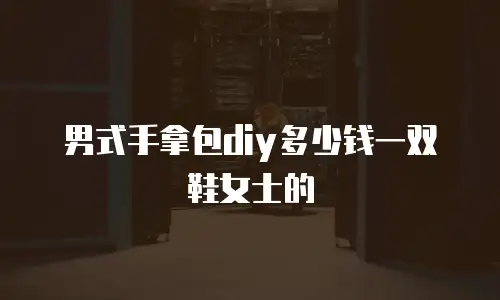 男式手拿包diy多少钱一双鞋女士的
