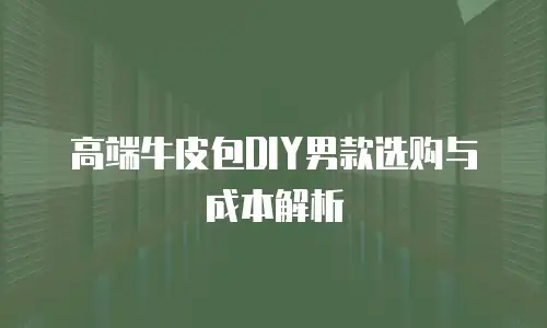 高端牛皮包DIY男款选购与成本解析