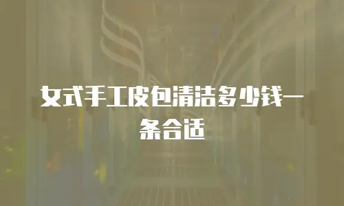 女式手工皮包清洁多少钱一条合适