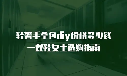 轻奢手拿包diy价格多少钱一双鞋女士选购指南