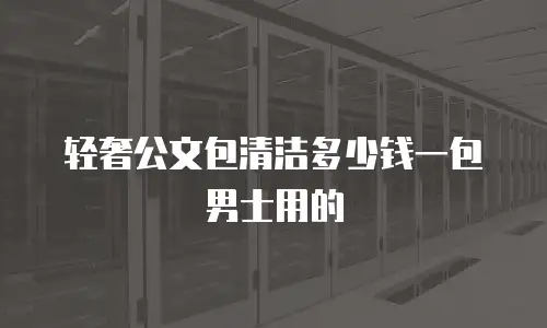 轻奢公文包清洁多少钱一包男士用的