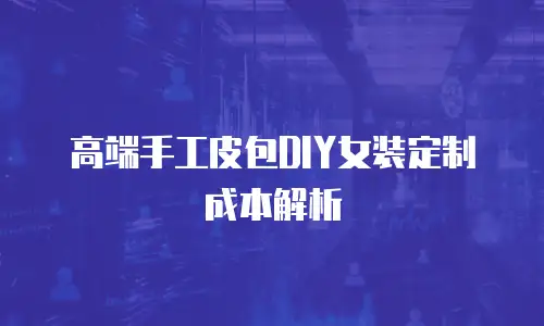 高端手工皮包DIY女装定制成本解析