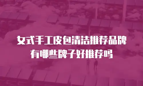 女式手工皮包清洁推荐品牌有哪些牌子好推荐吗