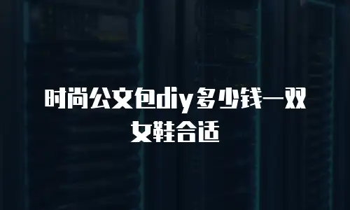 时尚公文包diy多少钱一双女鞋合适
