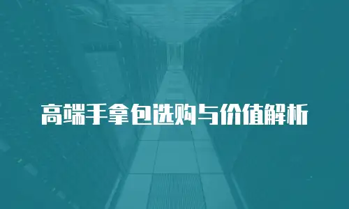 高端手拿包选购与价值解析