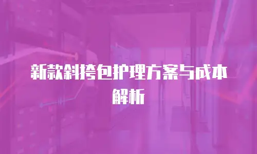 新款斜挎包护理方案与成本解析