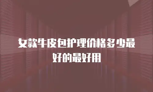 女款牛皮包护理价格多少最好的最好用
