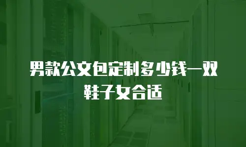 男款公文包定制多少钱一双鞋子女合适