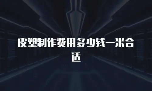 皮塑制作费用多少钱一米合适