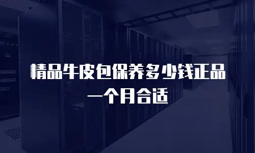 精品牛皮包保养多少钱正品一个月合适