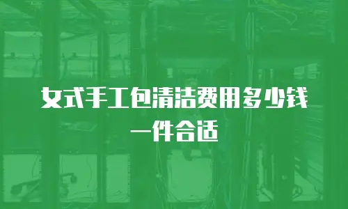 女式手工包清洁费用多少钱一件合适