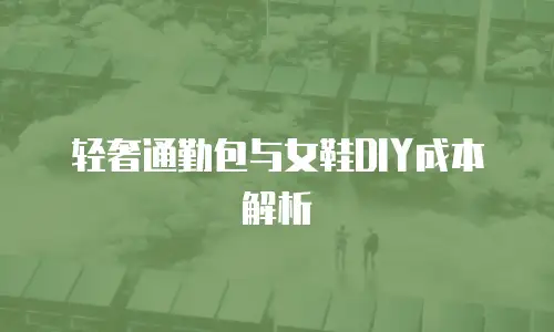 轻奢通勤包与女鞋DIY成本解析