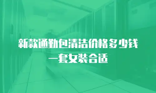 新款通勤包清洁价格多少钱一套女装合适