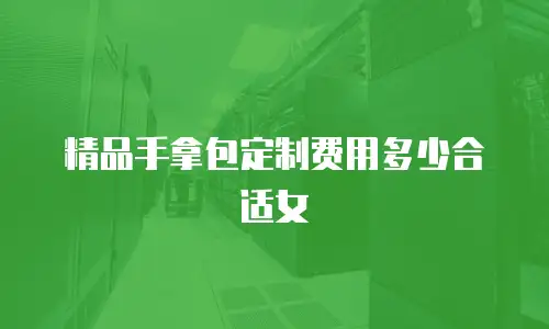 精品手拿包定制费用多少合适女