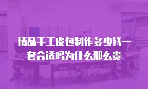 精品手工皮包制作多少钱一套合适吗为什么那么贵
