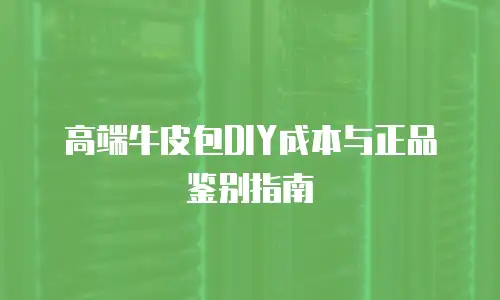 高端牛皮包DIY成本与正品鉴别指南