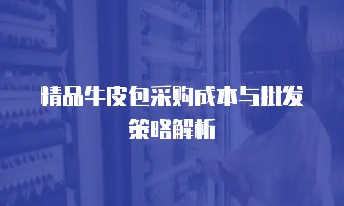 精品牛皮包采购成本与批发策略解析