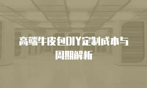 高端牛皮包DIY定制成本与周期解析