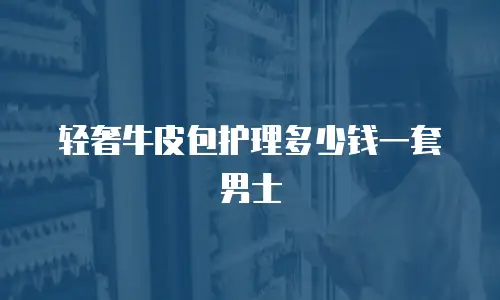 轻奢牛皮包护理多少钱一套男士