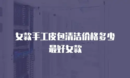 女款手工皮包清洁价格多少最好女款