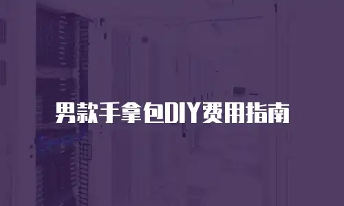 男款手拿包DIY费用指南