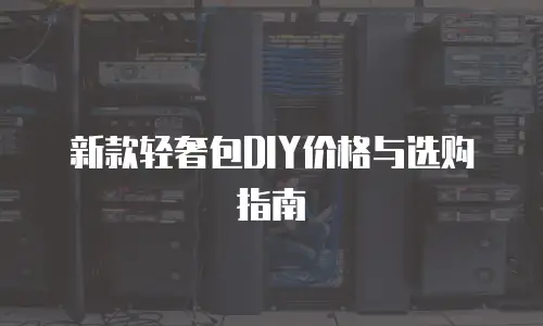 新款轻奢包DIY价格与选购指南