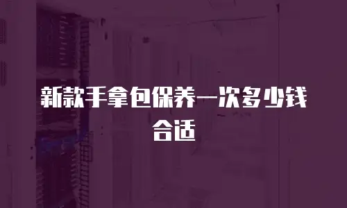 新款手拿包保养一次多少钱合适