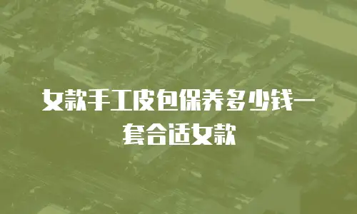 女款手工皮包保养多少钱一套合适女款
