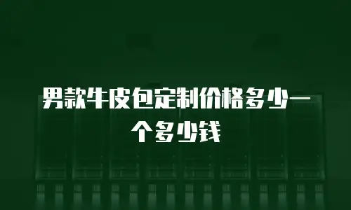 男款牛皮包定制价格多少一个多少钱