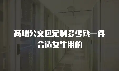 高端公文包定制多少钱一件合适女生用的