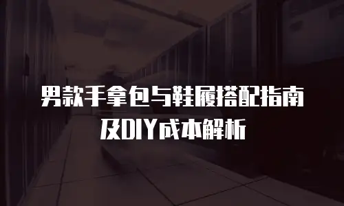 男款手拿包与鞋履搭配指南及DIY成本解析