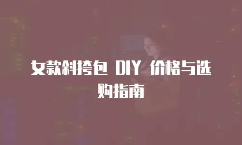 女款斜挎包 DIY 价格与选购指南