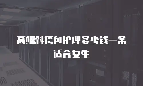 高端斜挎包护理多少钱一条适合女生