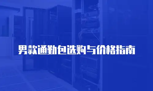 男款通勤包选购与价格指南
