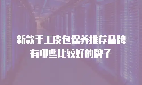 新款手工皮包保养推荐品牌有哪些比较好的牌子